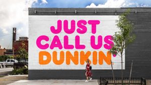 Rebranding logo Dunkin Donuts