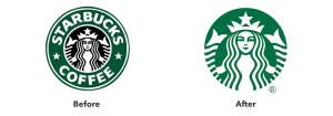 Starbucks logo rebranding